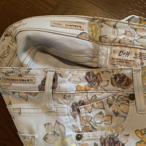 Citizens of Humanity ladies low rise skinny printed pant - Picture 5 of 10